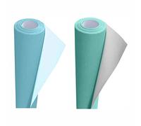 3 Ace Crafts Pack of 2 Display Poster Paper Roll-10M Perfect Ideal for Wrapping, Packing, Wrap Birthday Gifts, Table Runner, Covering, Parcel, School Board- 76cm Width Approx - Sky & Peppermint