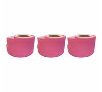 3 Ace Crafts (Pack of 3) Corrugated Display Borders Roll (Candy Pink) size 57mm x 15m for School Classroom Decoration, Bulletin Boards and Crown Making, Scalloped Edge Border Roll Fade Resistant