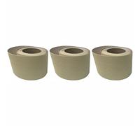 3 Ace Crafts (Pack of 3) Corrugated Display Borders Roll (Soft Cream) size 57mm x 15m for School Classroom Decoration, Bulletin Boards and Crown Making, Scalloped Edge Border Roll Fade Resistant