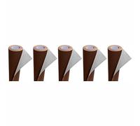 3 Ace Crafts (Pack of 5) Poster Paper Roll (Chocolate Brown) Approx 76cm x 10m for Gift Wrapping, Craft, Packing, Parcel, Party Decoration, Table Runner, School Notice Boards, Display and Card Making