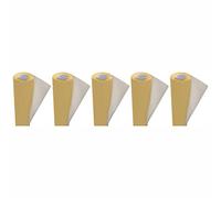 3 Ace Crafts (Pack of 5) Poster Paper Roll (Mocha) Approx 76cm x 10m for Gift Wrapping, Craft, Packing, Parcel, Party Decoration, Table Runner, School Notice Boards, Display and Card Making