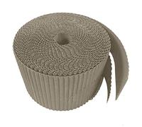 3 Ace Crafts Size 57mm x 15m (Cream White) Corrugated Display Borders Roll for School Classroom Decorations, Bulletin Boards and Crown Making Crafts, Scalloped Edge Border Rolls Fade Resistant