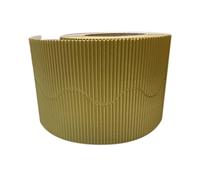 3 Ace Crafts Size 57mm x 15m (Gold) Corrugated Display Borders Roll for School Classroom Decorations, Bulletin Boards and Crown Making Crafts, Scalloped Edge Border Rolls Fade Resistant