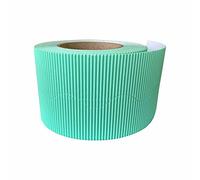 3 Ace Crafts Size 57mm x 15m (Peppermint) Corrugated Display Borders Roll for School Classroom Decorations, Bulletin Boards and Crown Making Crafts, Scalloped Edge Border Rolls Fade Resistant