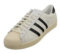 (3) adidas Superstar Vintage Womens Classic Trainers in White Black
