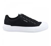 (3 (Adults')) Cheery 12A Canvas | Black | Ladies Canvas Trainers