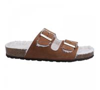 Hush Puppies Jessie Leather Women's Tan Slippers UK 3