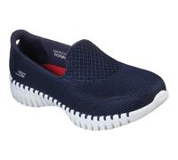 (3 (Adults')) Skechers gowalk smart womens ladies trainers navy/white UK Size