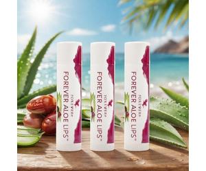 3 Aloe Vera Lips - Lip Balm - Forever Living FLP - Original
