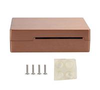 3 Aluminum Case Hard Thick Metal Enclosure with Non Slip Mat for 3 2 Model B B Plus Gray Copper Red Brass Color 9 x 6.6 x 2.7cm (Purple Bronze)