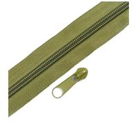 3# and 5# Rainbow Nylon Zipper Tape on Spool with Sliders for Bag Garment Sewing Decoration and Repair 3/5/10M,Y Green - 3#,3Meters - 3 Sliders