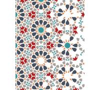 [3] Arabic & Islamic Mosaic All Purpose Journal, Notebook & Diary (Suitable for journaling, note-taking and doodling with vibrant cover art) (Standard A4)