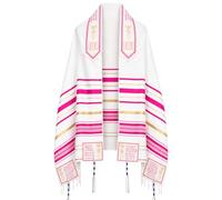 3 ARCHES USA The Blessing Tallit, Messianic Christian Prayer Shawl 72x22in