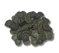 3 ARCHES USA Widow's Mite Coin Reproductions (100 Pack) - Biblical Story of Jesus & The Poor Widow's Mite Bronze Coins with Anchor & Star Design