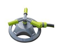 Rotating Lawn Sprinkler with Base for Garden Watering Patio Grass and Turf Area