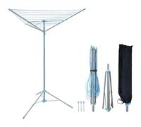 3 Arm Rotary Washing Line | 16m Compact Steel Airer