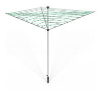 3 Arm Rotary Washing Lines Outdoor, 30m PVC Coated Washing Lines Folding Rotary Airer Rotating Clothes Airer Dryer with Free Ground Spik,Green
