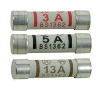 3 Assorted Cartridge Domestic Fuse Sets = 3/5/13 AMP for Household Mains Plug (3 Fuses, 3A)