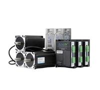 3-axis 2-Phase Nema 34 Stepper Motor 12N.m 1700 Oz.in with 6A Driver and 3 PCS Power Kit Ac Servos Servos