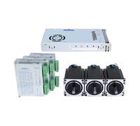 3 Axis Nema23 Stepper Motor 1.9Nm 2.8A 57x76.5mm & Driver DM542Y & 48V Power Supply Kit