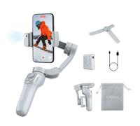 3-Axis Phone Gimbal with Magnetic AI Active Tracker,Gimbal Stabilizer for Smartphone with Fill Light,Phone Stabilizer for Video Recording,Gimbal for Android&iPhone,TikTok YouTube Vlogging Kit