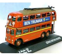 3 AXLE QI TROLLEY BUS LONDON TRANSPORT MODEL BUS 1:76 SCALE CORGI OOC ATLAS K8