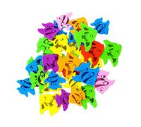 3 Bags Fish Shape Eva Sponge Stickers for Children DIY