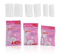 3 Bags Kids Nosebleed Plugs, Nose Bleed Stopper for Kids Dental Cotton Rolls Nasal Plugs Hemostatic Cotton Swab for Mouth and Nose, Stops Bleeding Fast