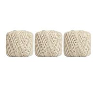 3 Ball Pack Threadart 100% Pure Cotton Crochet Thread - SIZE 3 - Color 2 - NATURAL - Size 10 and 3 - Singles and Bulk Packs Available