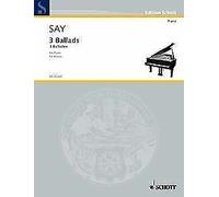 3 Ballads op. 12 op. 12 sheet music Say, Faz?l piano