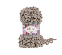3 Balls/Skeins Alize Puffy Fine Baby Small Loop Blanket Yarn 100% Micropolyester Soft Wool Each Ball 100g 14.5m -990 Mink Grey