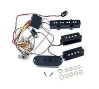 3 Band Equalizer EQ Preamp Circuit Electric Guitar Bass Amplification Circuit Set with JP Pickup Kits and Tone Control