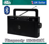 3 BAND RADIO LLOYTRON RHAPSODY N6404BK RECHARGEABLE BLUETOOTH