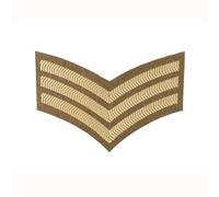 3 Bar Chevrons Sergeant (SGT) - Service Stripe - Honourable Artillery Company - Royal Artillery - British Army Badge