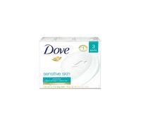 3 Bars in 1 Box DOVE Sensitive Skin Unscent & Hypoallergenic Beauty Bar Soap 90g | Gentle Face Cleanser |Hand & Body Wash