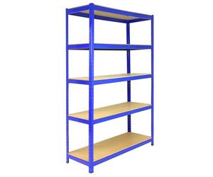3 Bay Garage Racking 5 Tier 1200mm Shelves Shed/Greenhouse Storage T-RAX