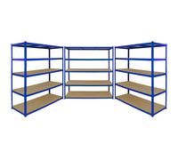 Pack of 3 Garage Shelving Unit Extra Wide - 5 Tier Heavy Duty