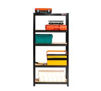 3 Bays| 150x75x30cm | Black | Boltless Garage Shelving Unit | 1000kg