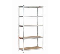 3 Bays|180x90x45cm |Galvanised |Boltless Garage Shelving Unit |1000kg