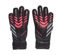(3, Black/Red) Adidas Childrens/Kids Predator Match Fingersave Football Goalkeeper Gloves