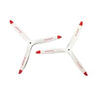 3 Blade 15-19 Inch White Beech Wood Propeller, Forward (CCW) & Reverse (CW), for Scale RC Gas Airplane Model