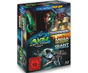 3 Blu-ray Trash Box : Transmorphers - Alien Vs Hunter - Mega Shark Vs Giant Octopus [3 DVDs]