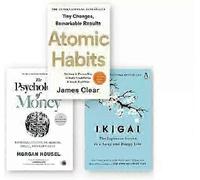 (3 Books) Atomic Habits+ikigai+the Psychology Of Money Paperback book 1