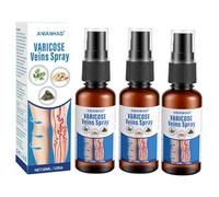 3 Bottle Vein Guard Herbal Spray, Veinguard Herbal Spray, Professional Varicose Soothing ,Natural Vein Varicose for Legs, Improve The Appearance