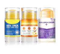 3 Bottles Urea Cream 60 Percent for Feet Urea Foot Cream with Silicone Moisturizing Socks Heel Balm Moisturizer for Cracked Heels And Dry Skin,40g