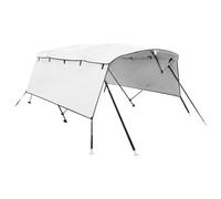 3-bow Bimini Top with Sidewalls UV-Proof Canvas Boat Canopy Awning vidaXL