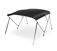 3 Bow Boat Cover Waterproof Sunshade Easy to Install with Front Straps & Rear Support Arms Fits 155 167cm (61 66in) Includes Free Storage Boot