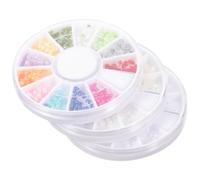 3 Boxes Flat Back Pearl Nail Charms Resin Half | Delicate Beautiful Style, Fine Workmanship, Safe Resin Build, for DIY Projects and Nail Art Accents