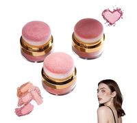 3 Boxes Makeup Set Kit, Powder Blush 3 Boxes, Lazy Blush, Soft & Fluffy Loose Powder Blush Puff for a Rosy Glow, Mineral Face Makeup for Smooth, Radiant Cheeks and Flawless Application
