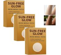 3 Boxes Microneedle Tanning Plasters & Sunless Tanning | Streak-free Self-Tanning | For Home, Travel, Spa | Even Tan Without UV For All Skin Types